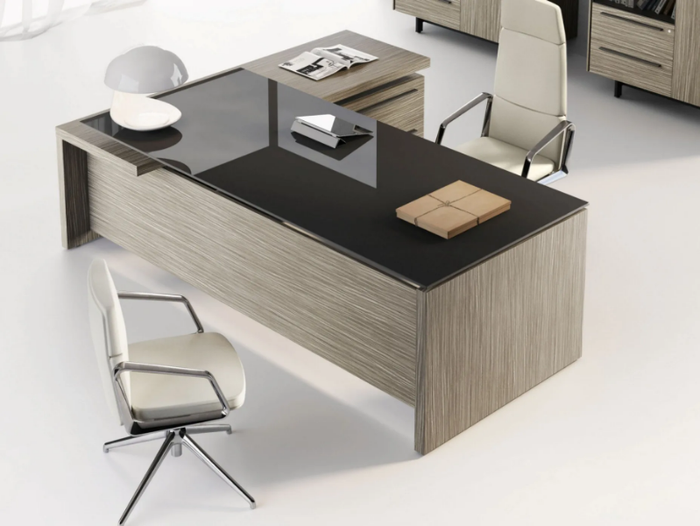 EOS - Executive desk with drawers _ Las Mobili